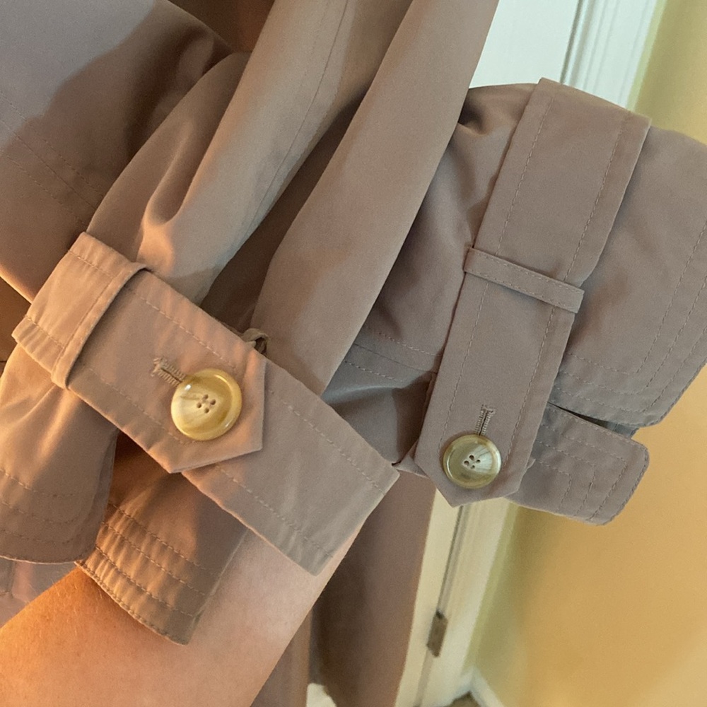 Vintage Fleet Street Trench coat raincoat size 14 belted - Picture 6 of 14